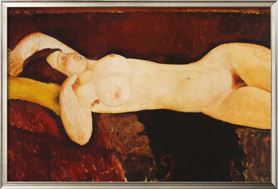 Nude Woman Reclining - Amedeo Modigliani Paintings
